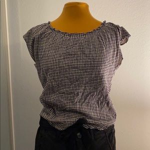 LC gingham blouse